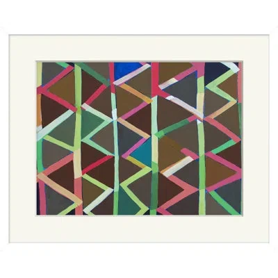 Wendover Art Group Turtle Ridge By Christopher Kennedy - Picture Frame Painting On Paper In Multicolor