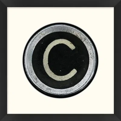 Wendover Art Group Type Key: C - Picture Frame Textual Art On Paper In Black;white
