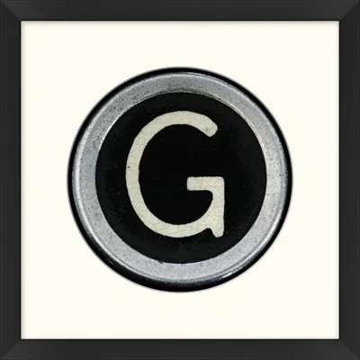 Wendover Art Group Type Key: G - Picture Frame Textual Art On Paper In Black;white