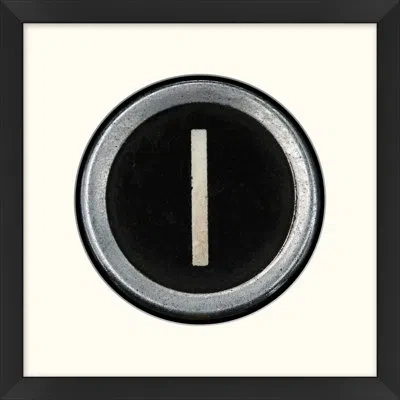 Wendover Art Group Type Key: I - Picture Frame Textual Art On Paper In Black;white