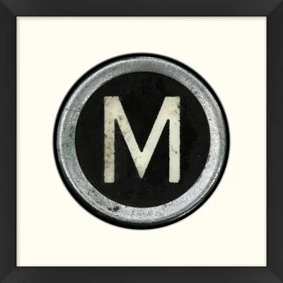 Wendover Art Group Type Key: M - Picture Frame Textual Art On Paper In Black;white