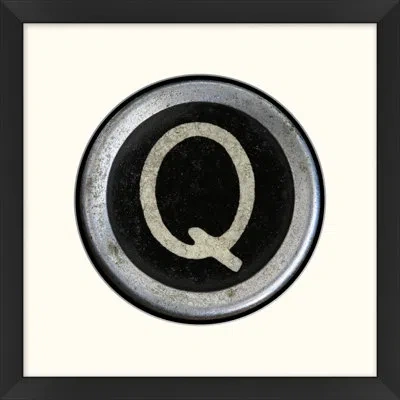 Wendover Art Group Type Key: Q - Picture Frame Textual Art On Paper In Black;white