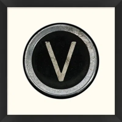 Wendover Art Group Type Key: V - Picture Frame Textual Art On Paper In Black;white