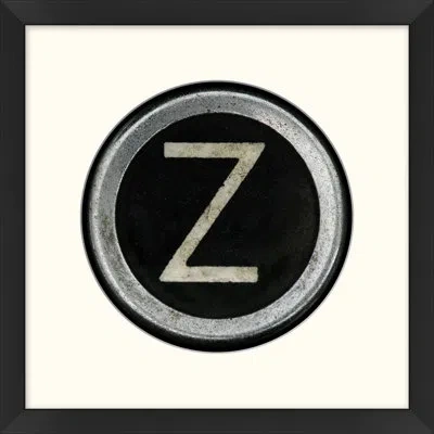 Wendover Art Group Type Key: Z - Picture Frame Textual Art On Paper In Black;white