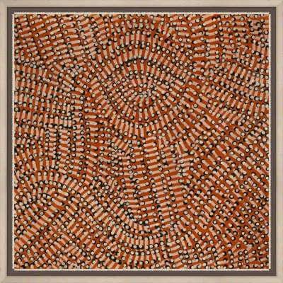 Wendover Art Group Ulu 2 By Thom Filicia - Picture Frame Painting On Canvas In Black;brown;white