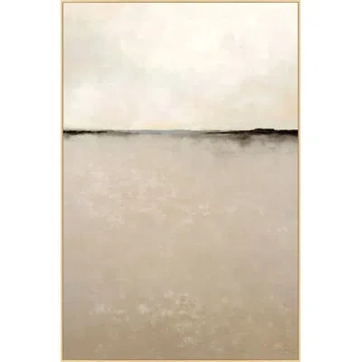 Wendover Art Group Unpredictable - Floater Frame Print On Canvas In Tan