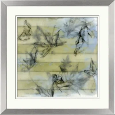 Wendover Art Group Untitled - Picture Frame Painting On Paper In Blue;black;green