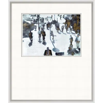 Wendover Art Group Urban Haze 3 By Thom Filicia - Picture Frame Painting On Paper In Brown;white;gray