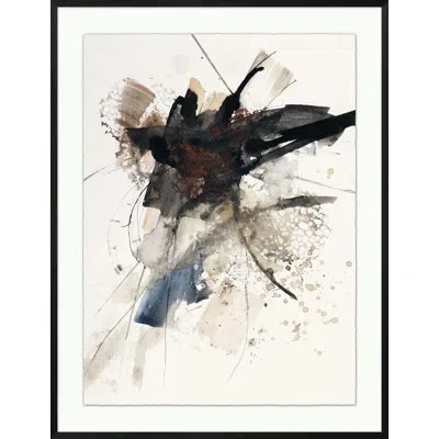 Wendover Art Group Urban Wash 1 By Lillian August - Picture Frame Painting On Paper In Black;brown