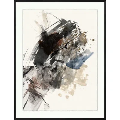 Wendover Art Group Urban Wash 2 By Lillian August - Picture Frame Painting On Paper In Black;brown