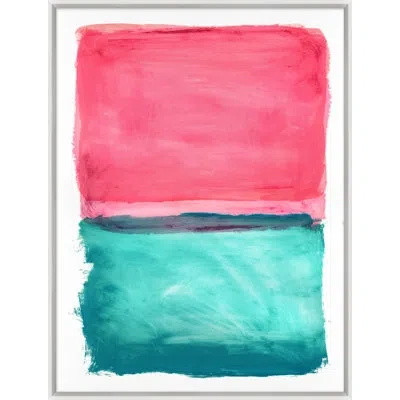 Wendover Art Group Vibrant Dream 3 By Christopher Kennedy - Picture Frame Painting In Green;red