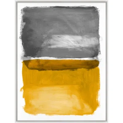 Wendover Art Group Vibrant Dream 5 By Christopher Kennedy - Picture Frame Painting In Gray;yellow