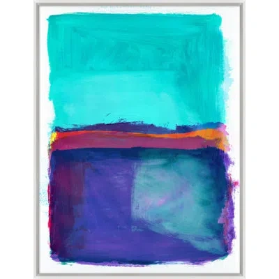 Wendover Art Group Vibrant Dream 6 By Christopher Kennedy - Picture Frame Painting In Dark Blue;aqua