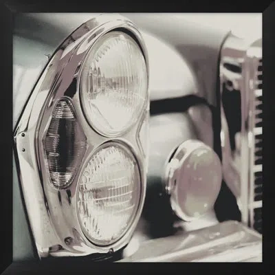 Wendover Art Group Vintage Headlights In Black,gray,beige,white