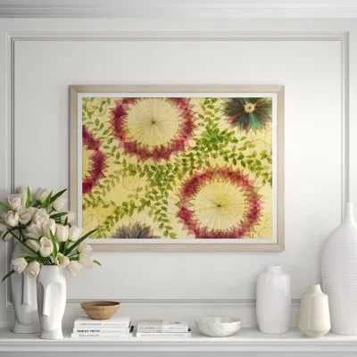 Wendover Art Group Violets - Picture Frame Graphic Art In Green;beige;pink