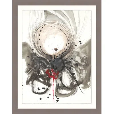Wendover Art Group Viral Abstract - Picture Frame Painting In Gray