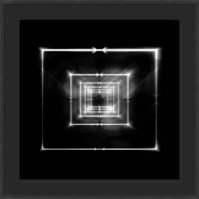 Wendover Art Group Vortex Lights 2 In Black,white,gray