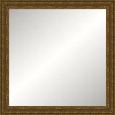 Wendover Art Group Walden Solid Wood Mirror In Walnut