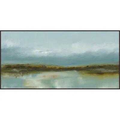Wendover Art Group Wanderers Heart - Floater Frame Painting On Canvas In Blue