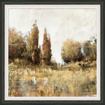 Wendover Art Group Warming Trend - Picture Frame Painting In Brown;white;yellow
