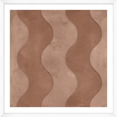 Wendover Art Group Washed Layers 1 By Mat Sanders - Shadow Box Graphic Art In Brown