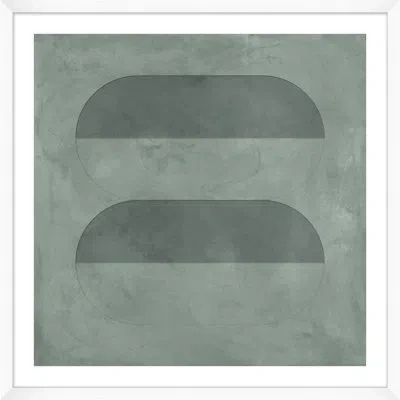 Wendover Art Group Washed Layers 3 By Mat Sanders - Shadow Box Graphic Art In Gray