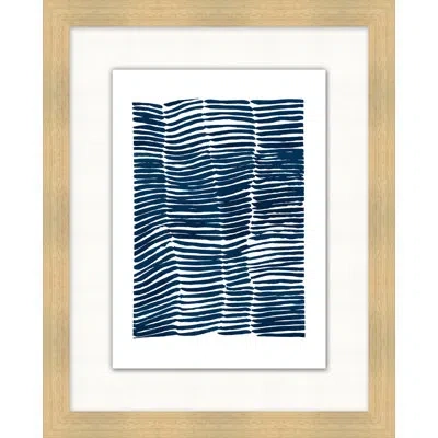 Wendover Art Group Water 1 By Mat Sanders - Picture Frame Painting On Paper In Blue