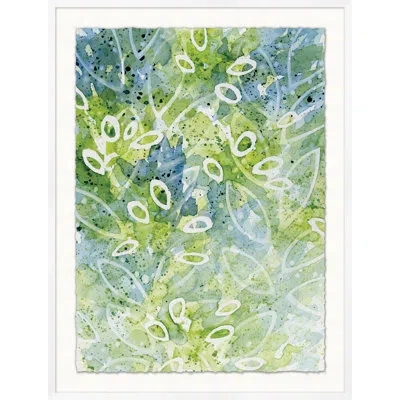 Wendover Art Group Water 6 - Picture Frame Painting On Paper In Green