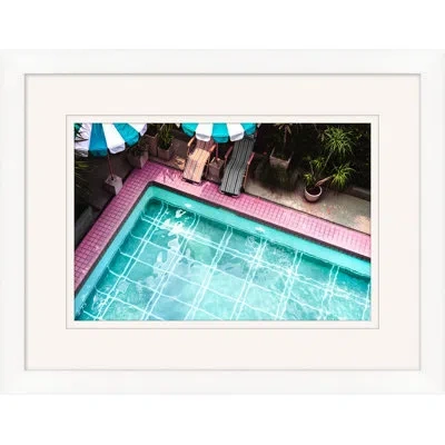 Wendover Art Group Water's Edge 2 By Christopher Kennedy - Picture Frame Photograph On Paper In Blue;pink