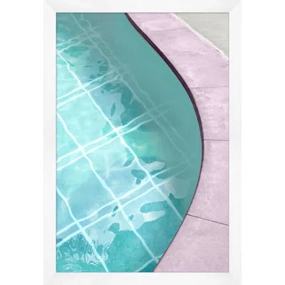 Wendover Art Group Water's Edge Grand By Christopher Kennedy - Picture Frame Photograph On Paper In Blue;pink