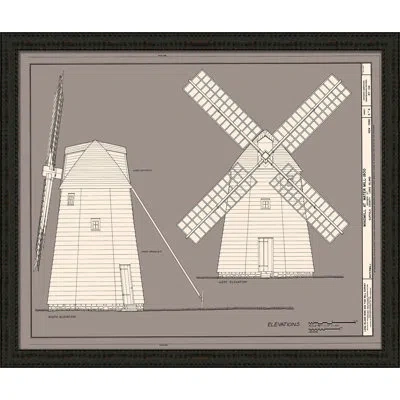 Wendover Art Group Watermill - Picture Frame Graphic Art On Paper In White;gray