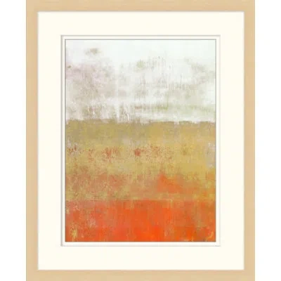 Wendover Art Group West Coast Color 4 By Pacific Coast - Picture Frame Painting On Paper In White;red;yellow