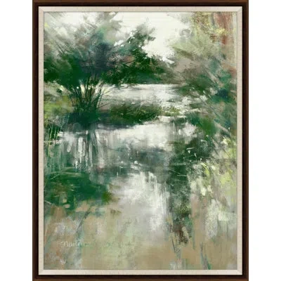 Wendover Art Group Where The Heart Is - Picture Frame Painting In Green;gray;beige
