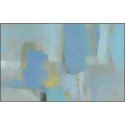 Wendover Art Group Whisper In The Light - Floater Frame Painting On Canvas In Blue;gray
