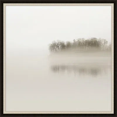 Wendover Art Group Whisper Lake 1 - Picture Frame Photograph On Paper In Gray;beige