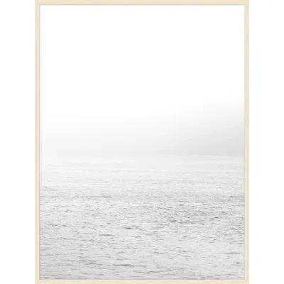 Wendover Art Group White Seas 1 By Lillian August - Picture Frame Photograph On Paper In White;gray