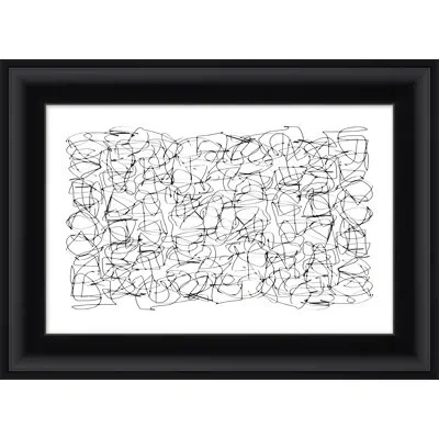 Wendover Art Group White Statement By Thom Filicia - Picture Frame Graphic Art On Paper In Black;white