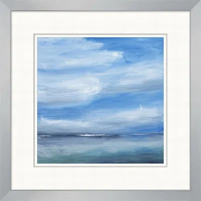 Wendover Art Group Windswept - Picture Frame Painting On Paper In Blue;white