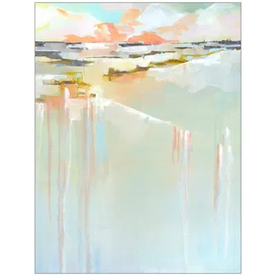 Wendover Art Group Winter Hope - Painting In Blue;white;orange