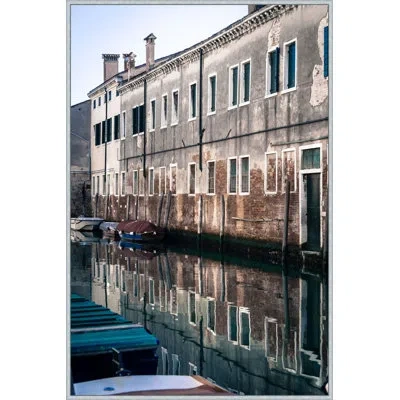 Wendover Art Group Winter In Venice 2 In Brown,blue,gray,beige