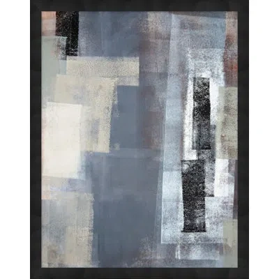 Wendover Art Group Winter Slate By Christopher Kennedy - Picture Frame Painting On Paper In Blue;gray;beige