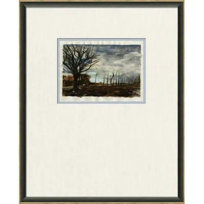 Wendover Art Group Winters Peak Series - Picture Frame On Glass In Blue;black;brown;white;gray