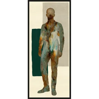 Wendover Art Group Within Form 1 By Thom Filicia -  Picture Frame Painting On Canvas In Black;brown;gray;beige