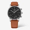 Wenger Swiss Army 01.1743.121 Urban Classic Black Dial Chronograph Watch 42mm In Black