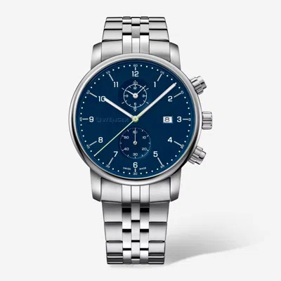 Wenger Swiss Army 01.1743.124 Men's Urban Classic Chronograph Watch 42mm In Silver