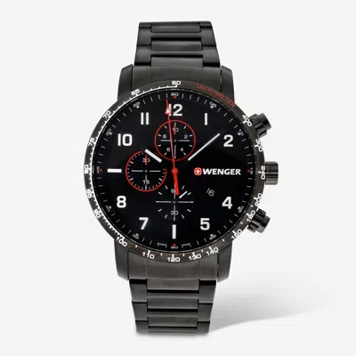 Wenger Swiss Army Men's 01.1543.115 Attitude Chronograph Black Dial Watch 44mm