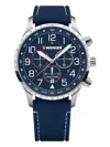 Wenger Swiss Army Men's 01.1543.117 Attitude Chrono Blue Dial Watch 44 Mm In Blue