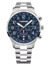 Wenger Swiss Army Men's 01.1543.118 Attitude Chrono Blue Dial Watch 44 Mm In Blue