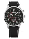 Wenger Swiss Army Men's 01.1543.119 Attitude Chrono Black Dial Watch 44 Mm In Silver