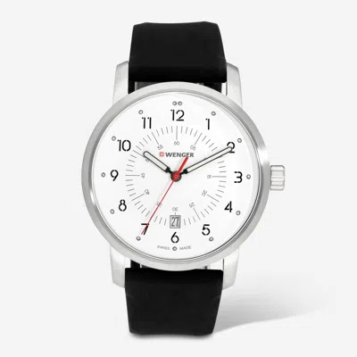 Wenger Swiss Army Men's 01.1641.113 Avenue White Dial Watch 42mm